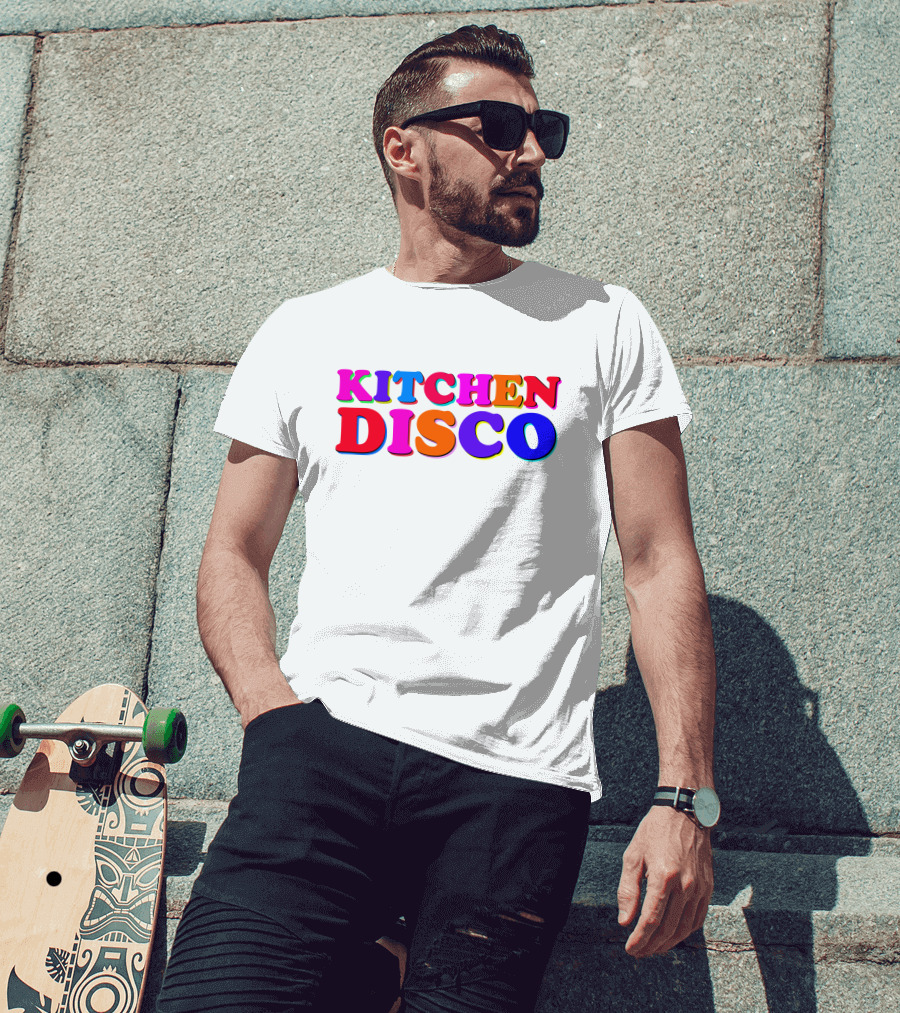KITCHEN DISCO Colorful Party T-Shirt