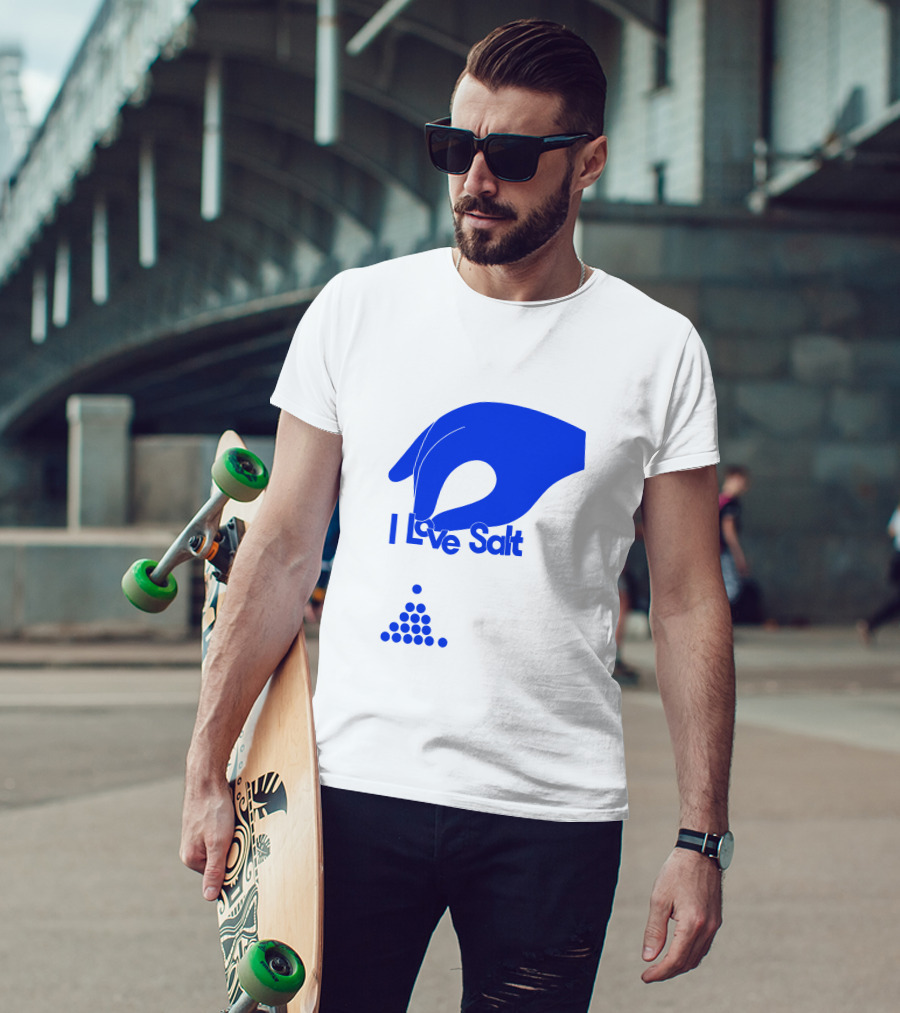 Molly Baz Merch I Love Salt Hand Dropping Granules T-Shirt