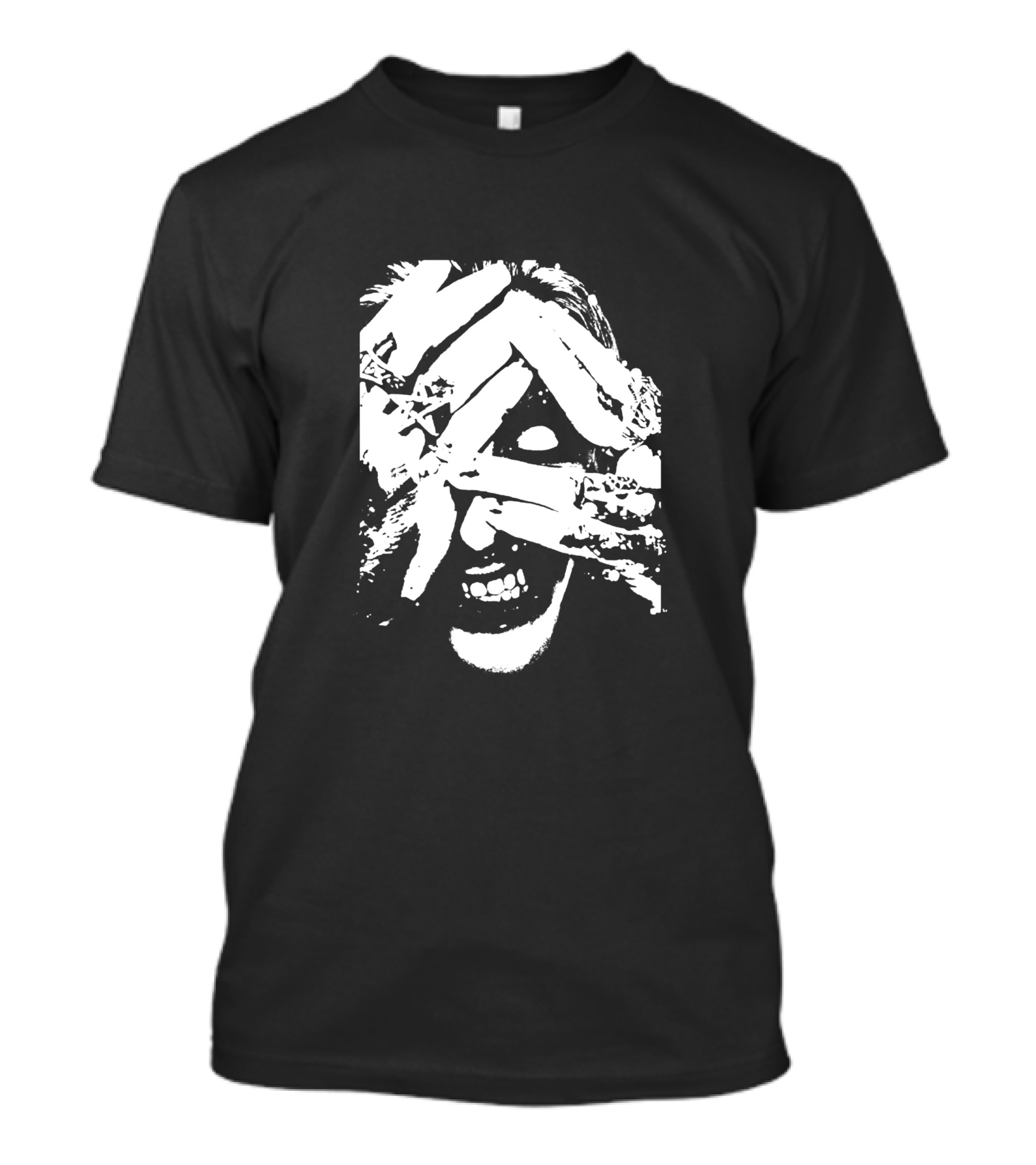 Joker Grin Chaos Abstract Hands T-Shirt