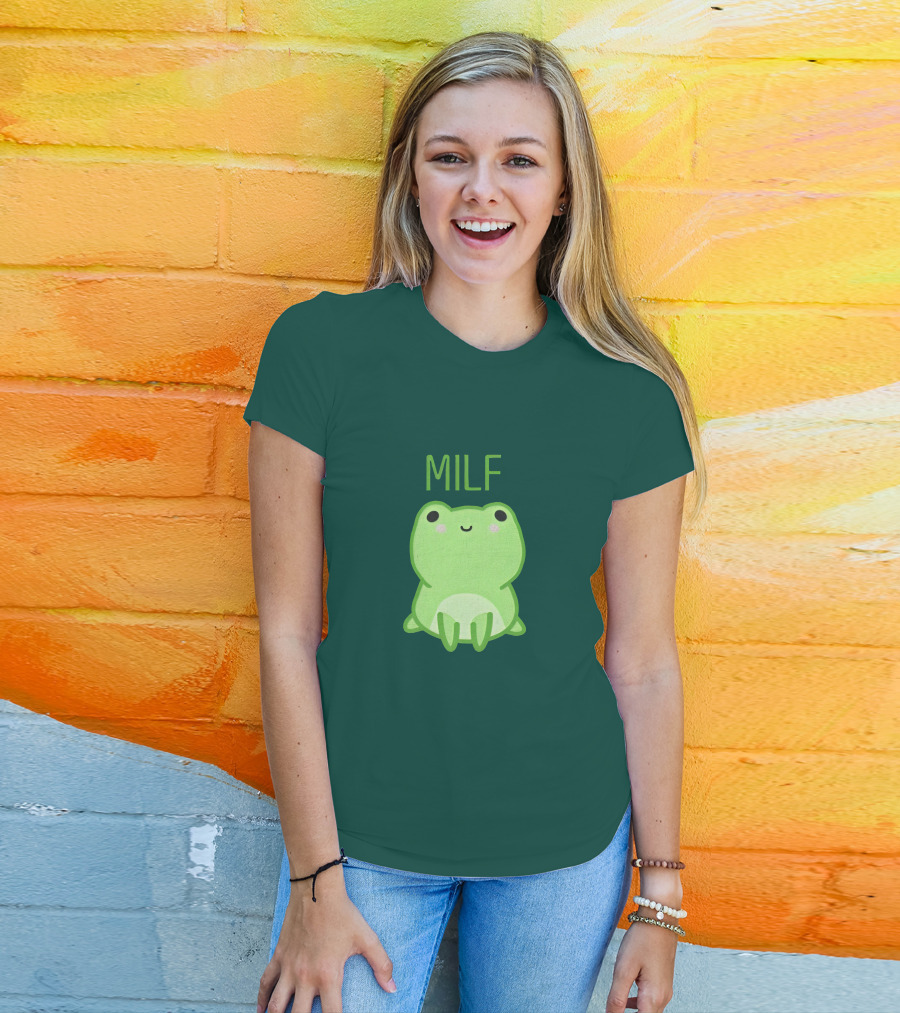 MILF ManILoveFwogs Merch Man I Love Fwogs Cute Frog T-Shirt