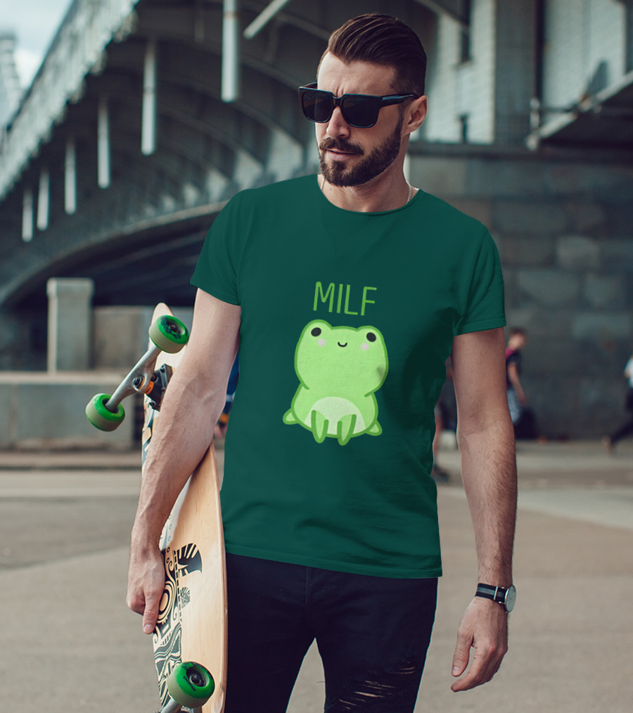 MILF ManILoveFwogs Merch Man I Love Fwogs Cute Frog T-Shirt