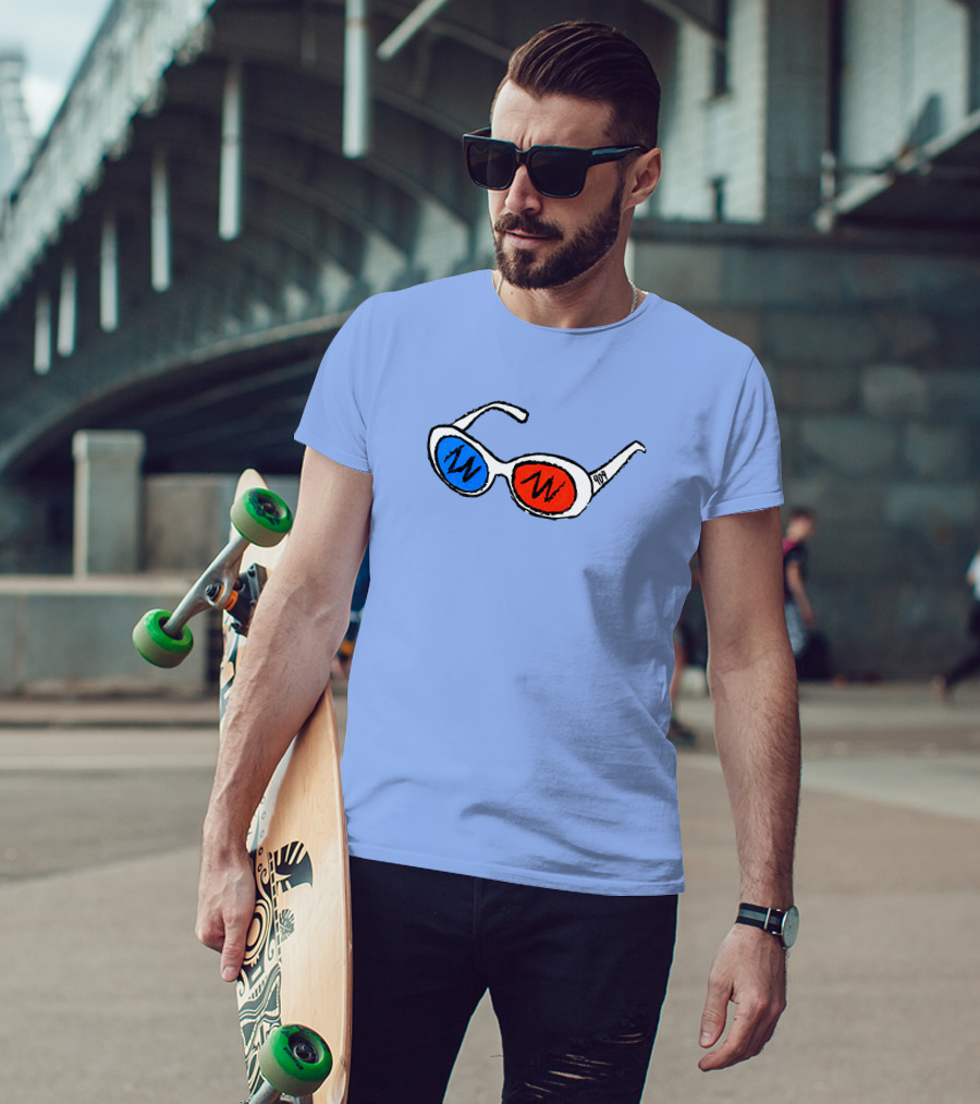 George Not Found 3D Glasses Icon Merch Store T-Shirt