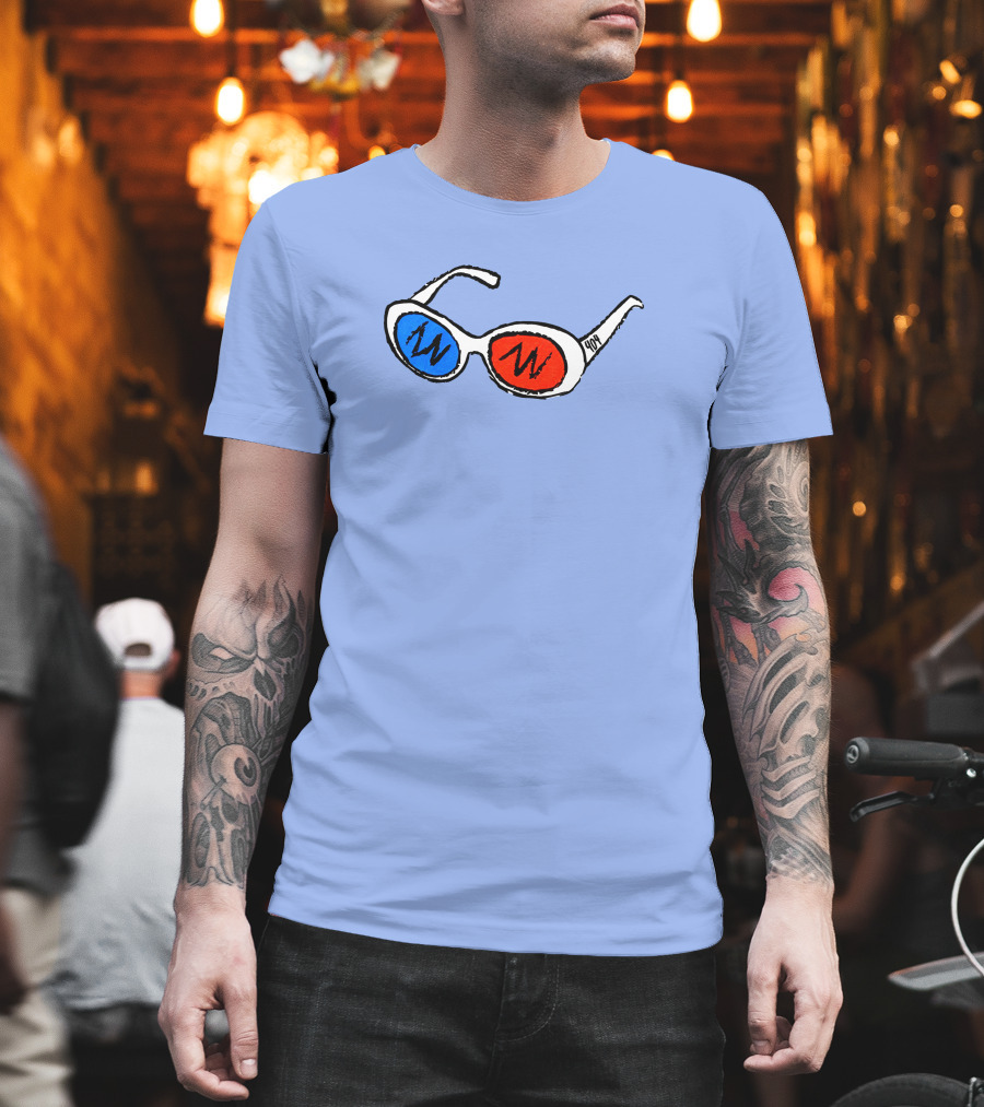 George Not Found 3D Glasses Icon Merch Store T-Shirt
