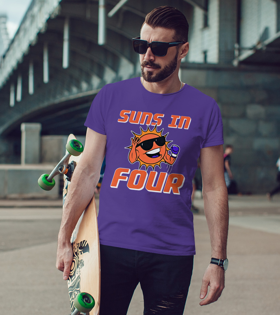 Suns In Four Dave Portnoy Merch Store T-Shirt