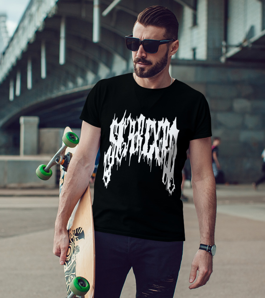 Scarlxrd Merch Metal Iconic Dripping Font T-Shirt