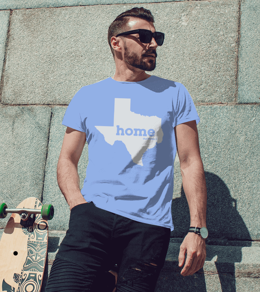 Home Shark Tank Texas State Silhouette The Home T T-Shirt