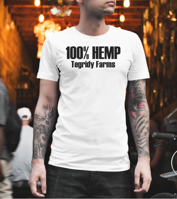 100% Hemp Tegridy Farms South Park T-Shirt 100% Hemp Tegridy Farms South Park T-Shirt
