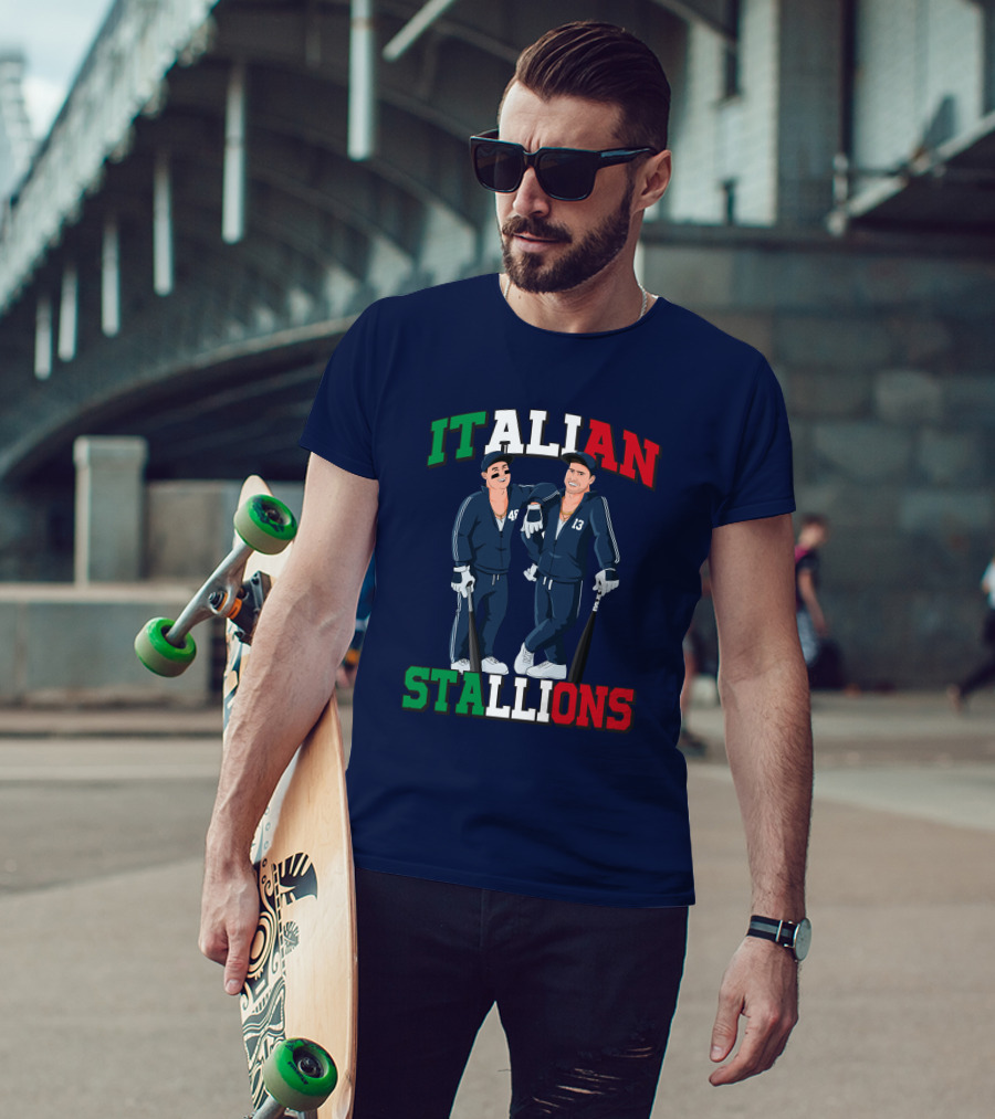 Italian Stallions 45 13 Short Porch T-Shirt