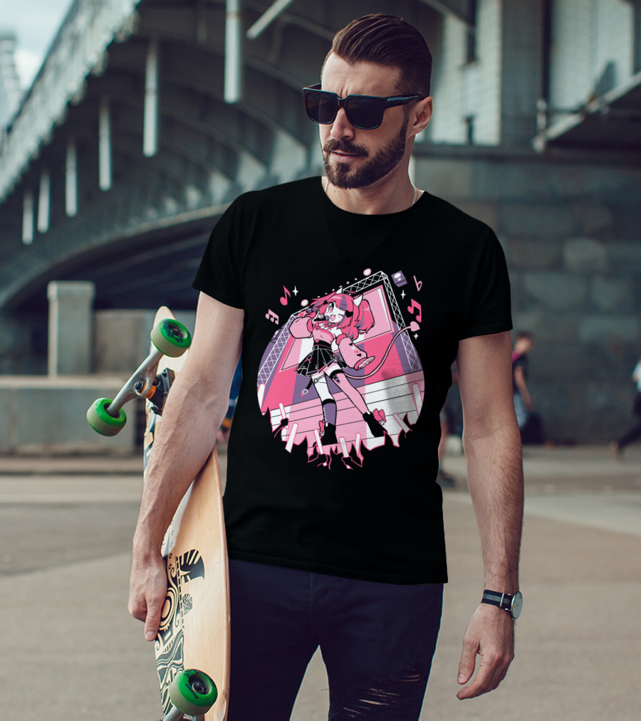 VShojo Merch Ironmouse Idol Performance Stage Anime Aesthetic T-Shirt