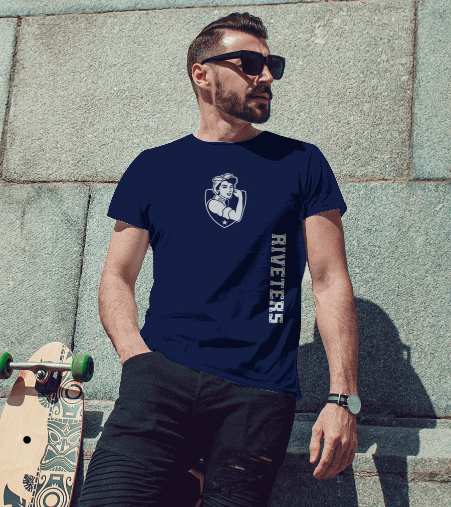 Steel Stretch Riveters Rivetershockeyshop Rosie The Riveter T-Shirt