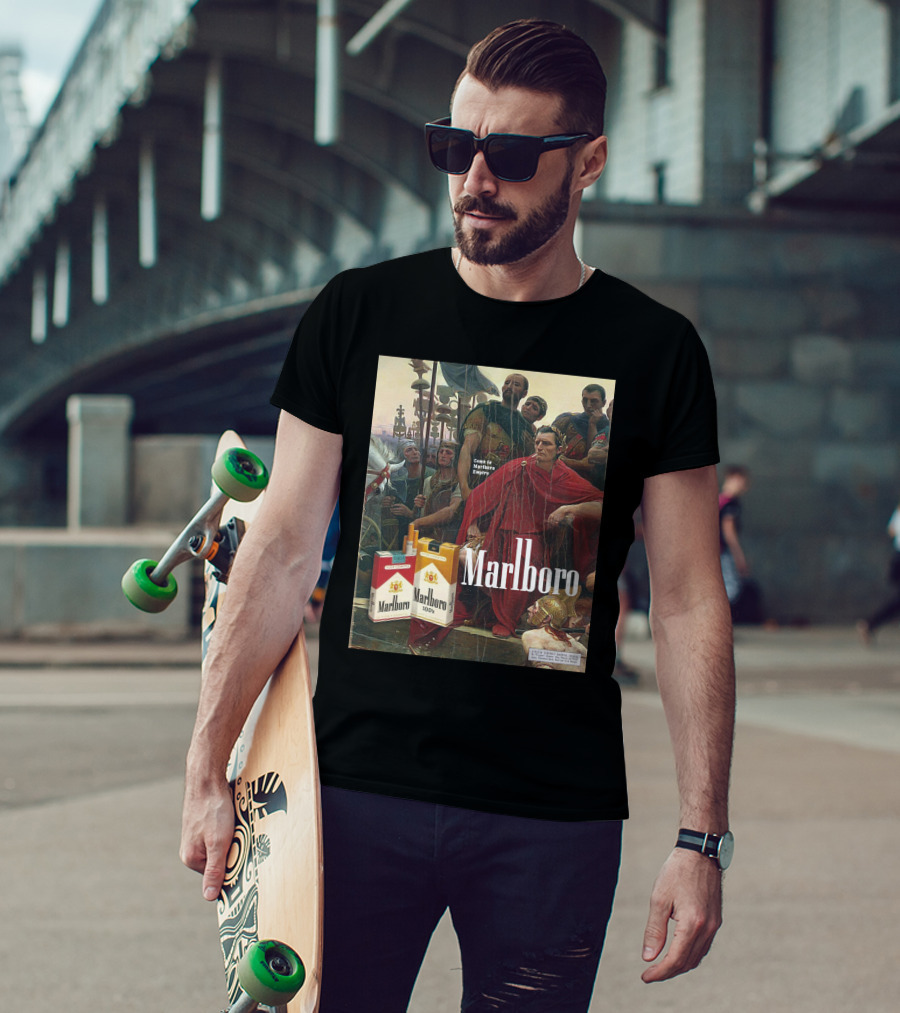 MarlboroManCo Come To Marlboro Empire Roman Soldiers Marlboro Packs T-Shirt