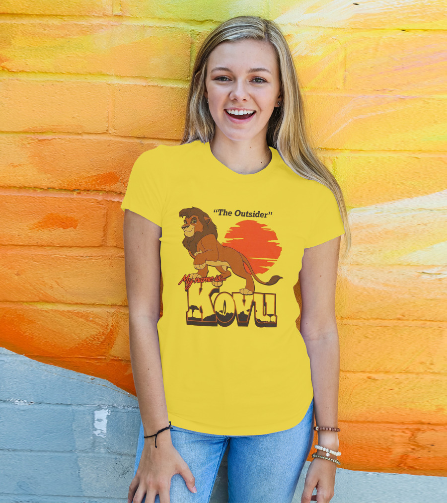 The Outsider My Name Is Kovu Lion King Character T-Shirt