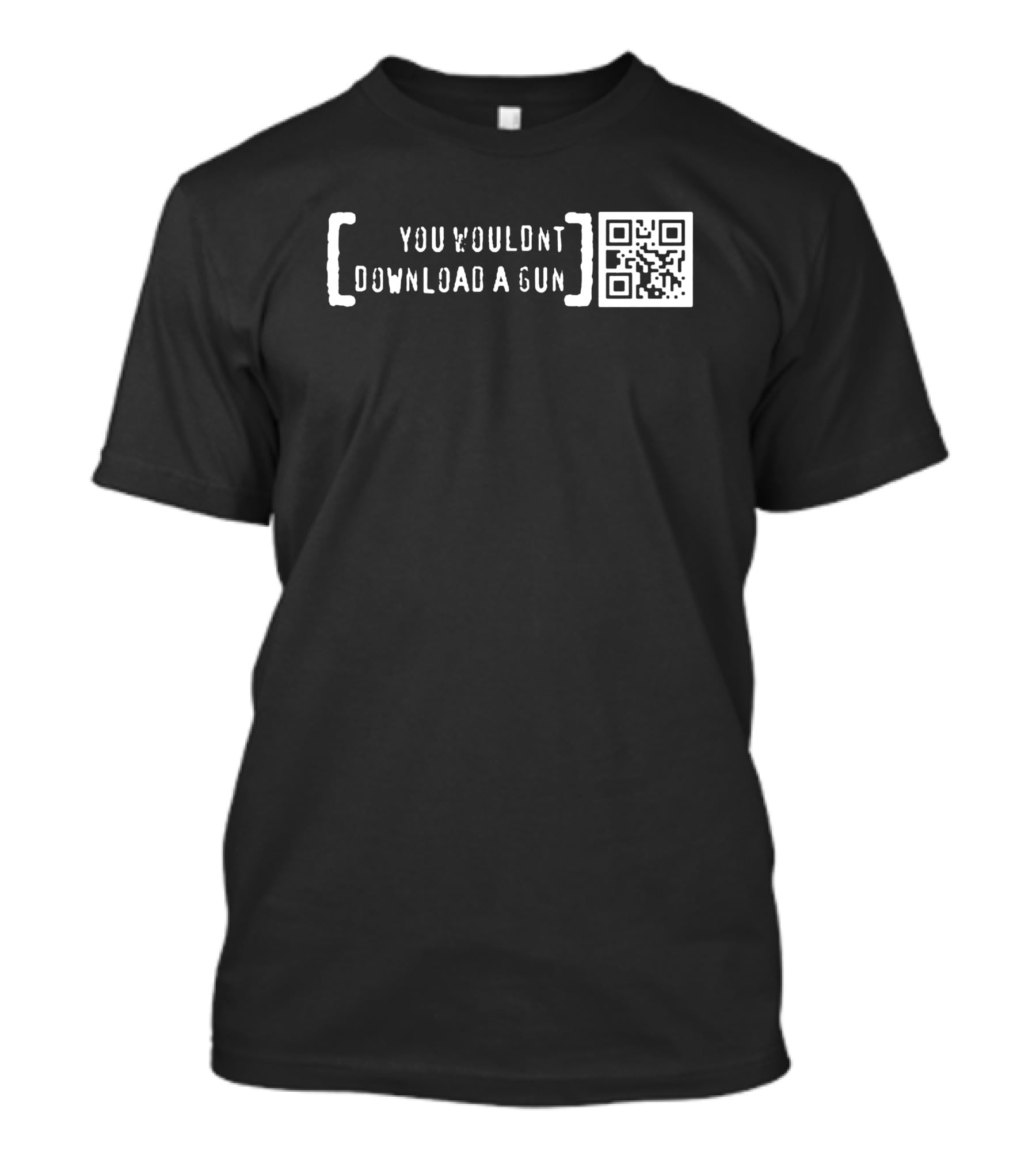 Ctrlpew You Wouldn’t Download A Gun Computer Screen Retro Meme T-Shirt