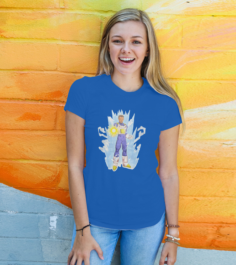 Josh Robbins Daniel Gafford Vegeta Super Saiyan Dragon Ball Z Power-Up T-Shirt