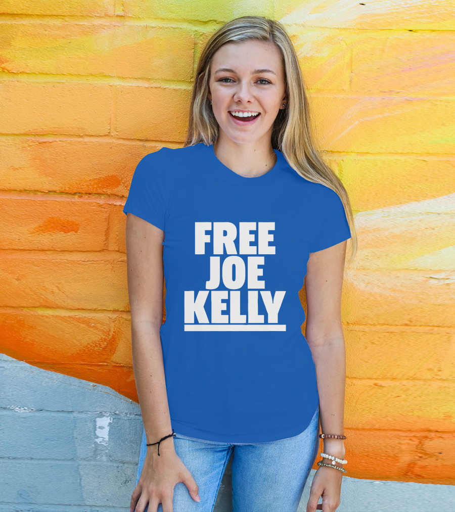 Free Joe Kelly Blue T-Shirt