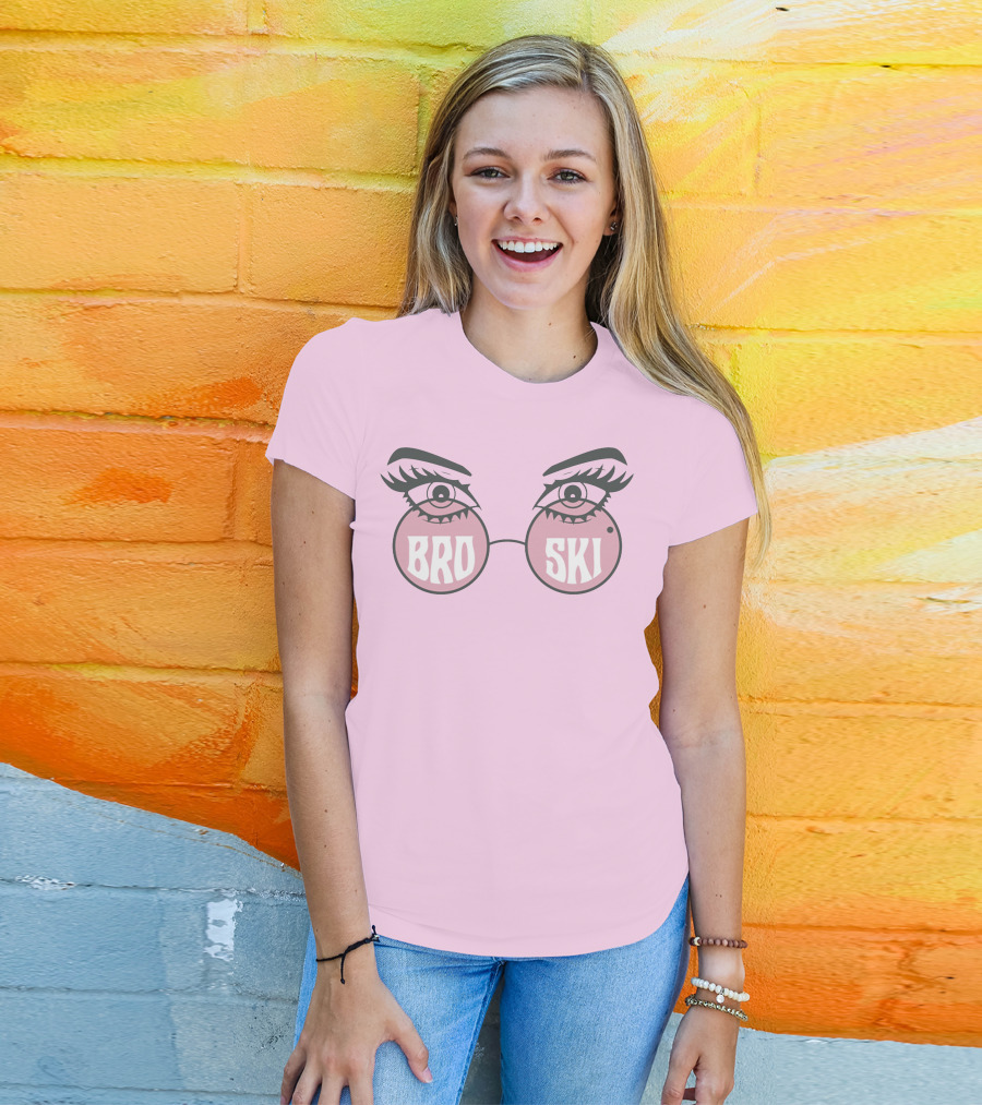Brittany Broski Bro Ski Eyeglasses T-Shirt