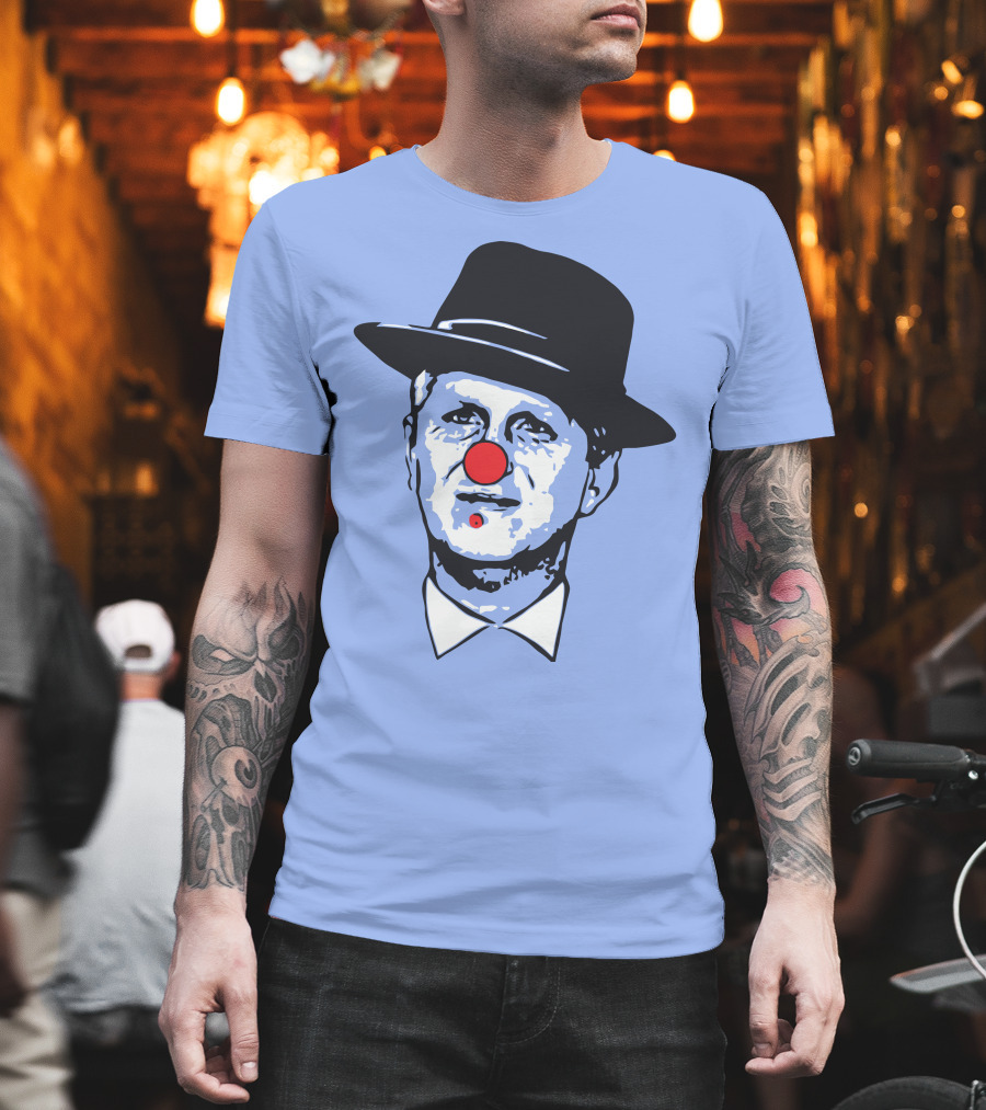 michael rapaport clown face with hat and red nose T-Shirt