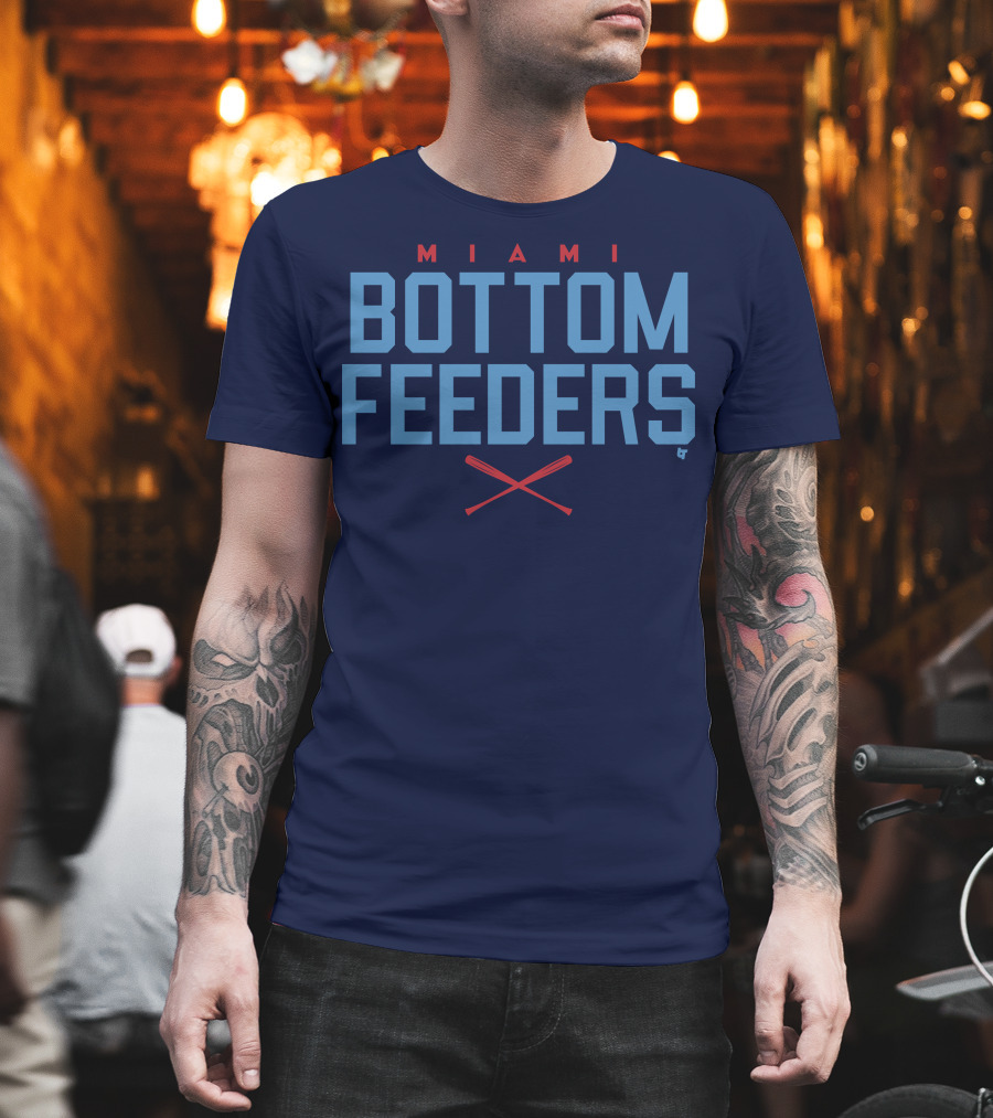 Miami Bottom Feeders Marlins Merch T-Shirt