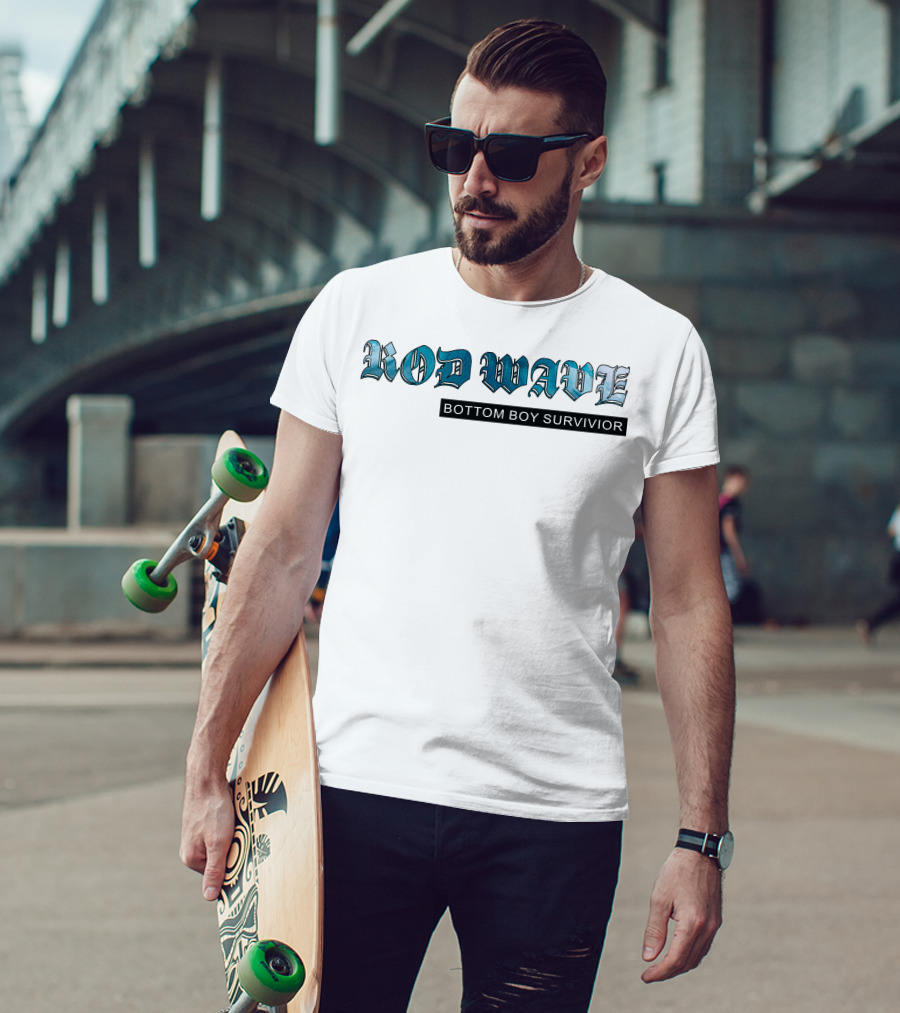 ROD WAVE BOTTOM BOY SURVIVIOR T-Shirt