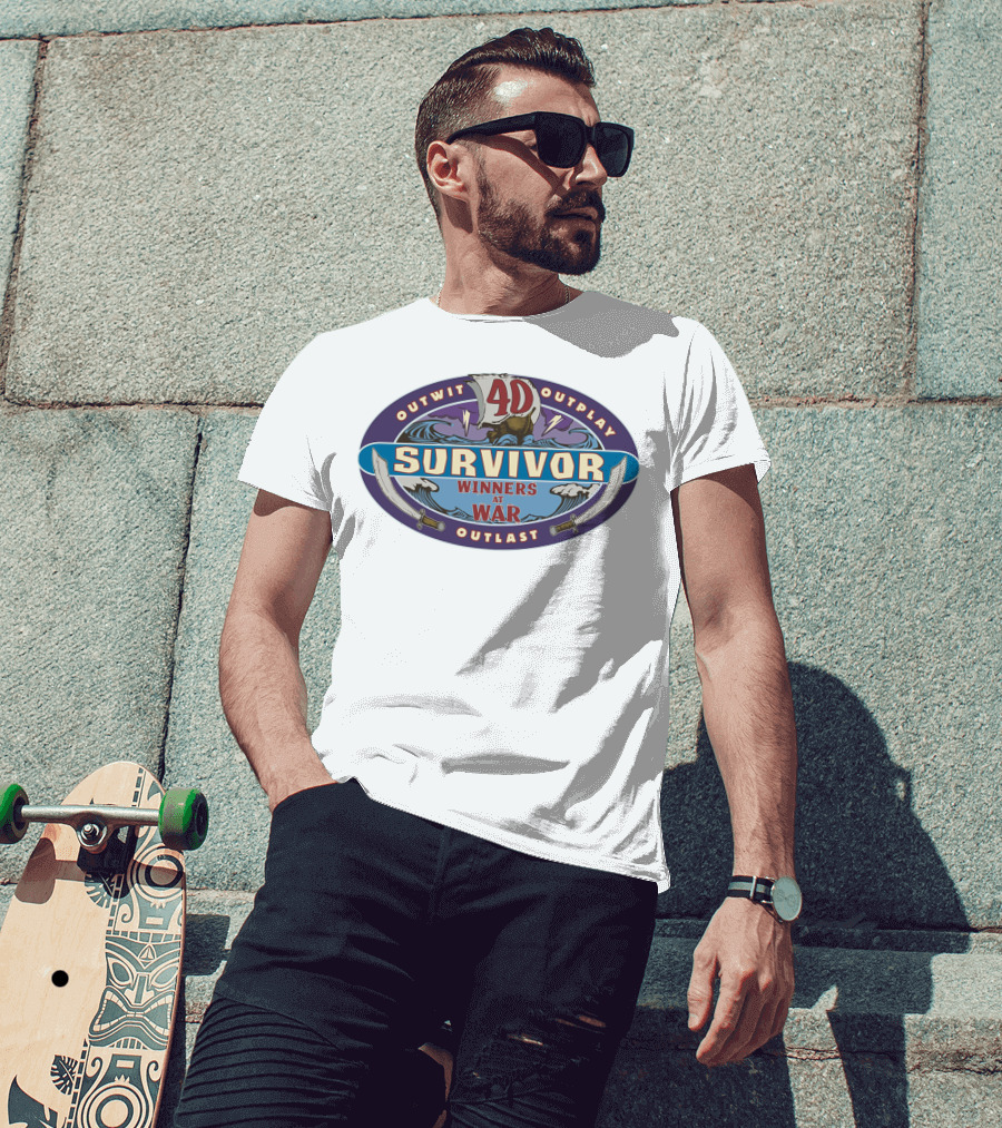 40th Survivor Winners At War Outwit Outplay Outlast T-Shirt