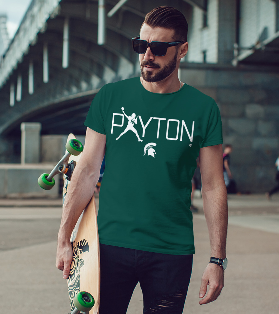 PAYTON 10 Spartan Football Quarterback T-Shirt
