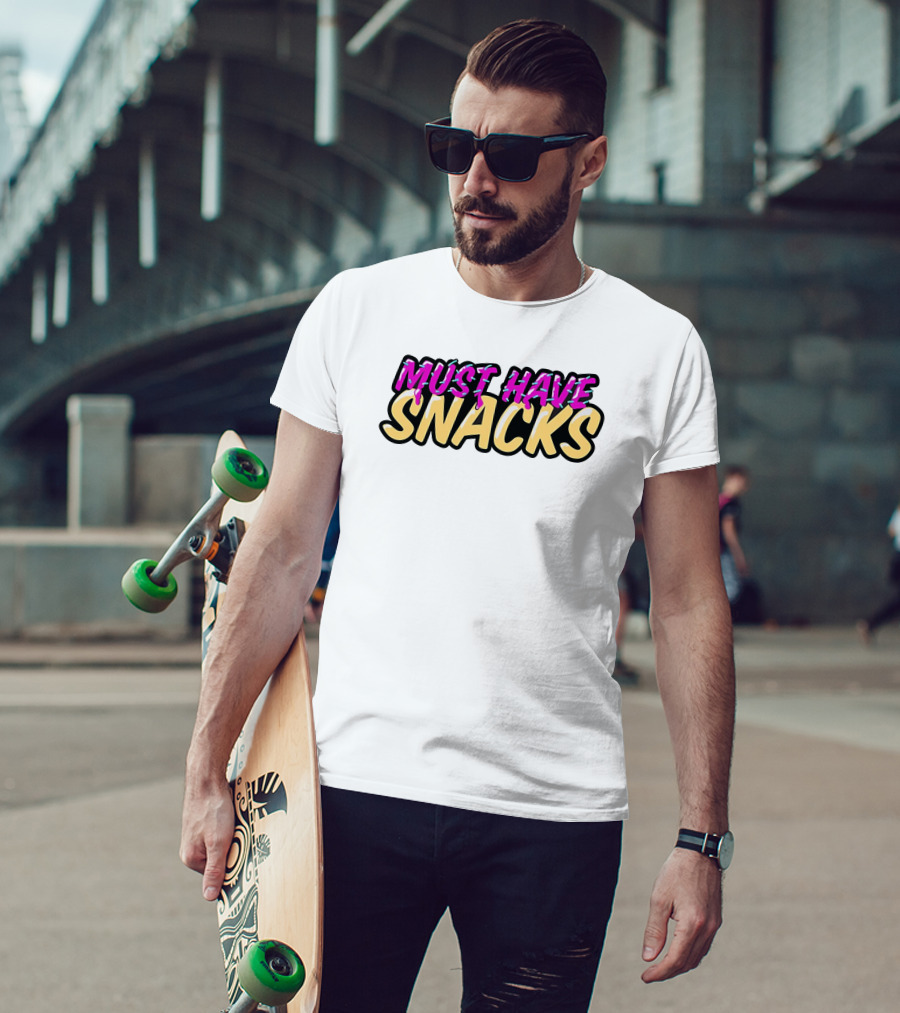 Must Have Snacks MoreJStu Merch Shop T-Shirt