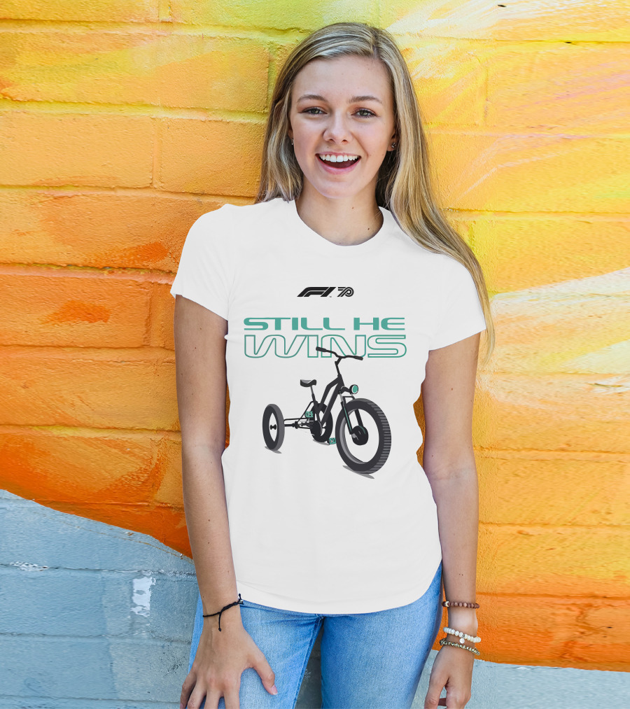 F1 70 Still He Wins Tricycle T-Shirt