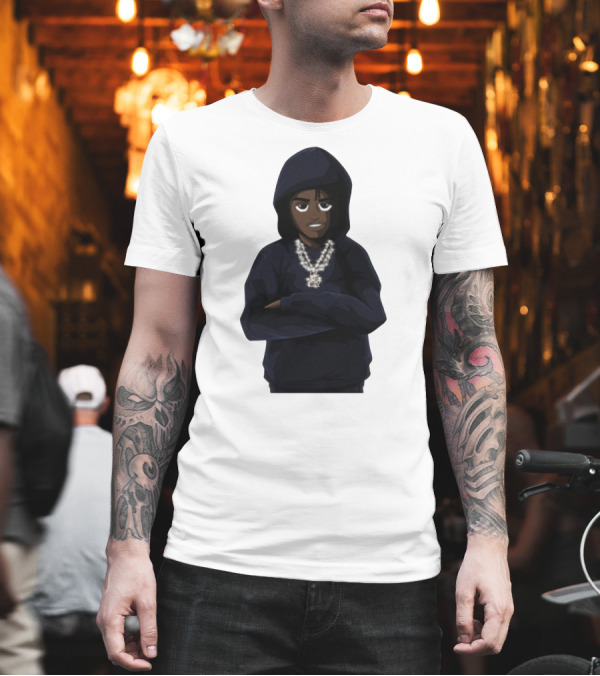 lil tjay merch hoodie character with chains T-Shirt lil tjay merch hoodie character with chains T-Shirt