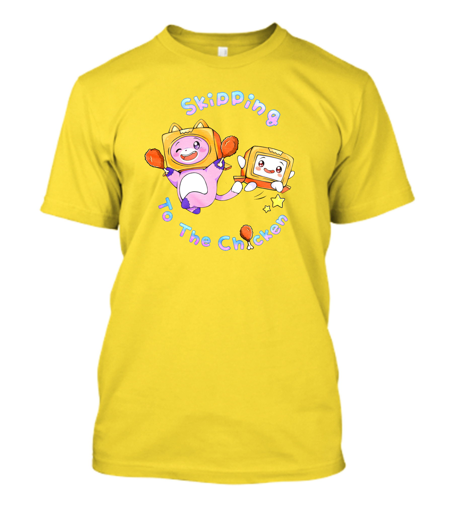 Skipping To The Chicken Lankybox Merch UK T-Shirt