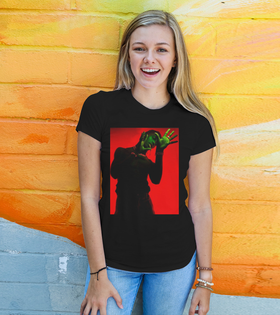 Don Toliver Red And Green Artistic Pose Merchandise T-Shirt