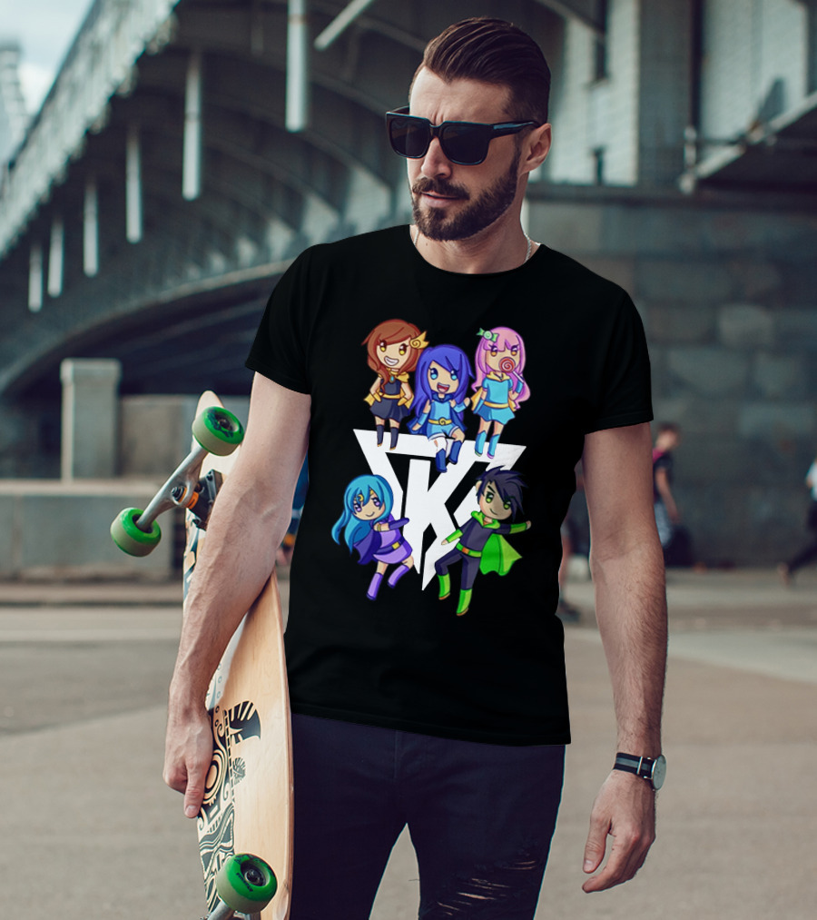 Itsfunneh Merch KREW Characters T-Shirt