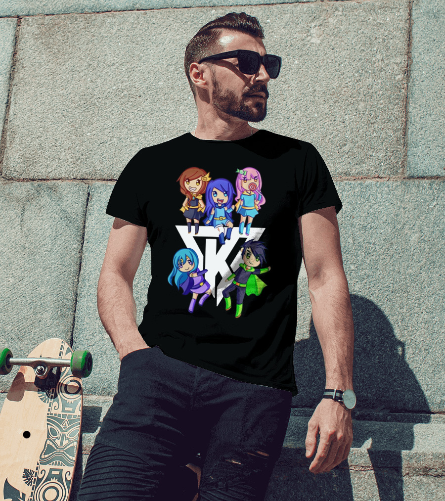 Itsfunneh Merch KREW Characters T-Shirt