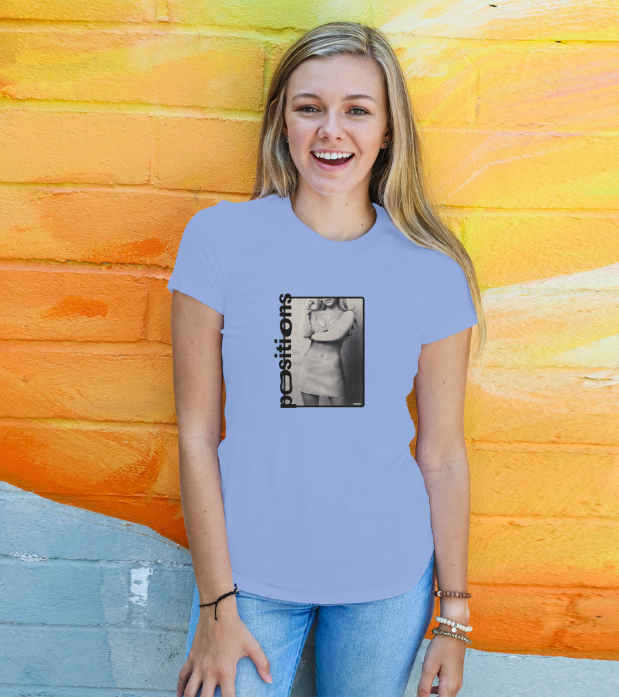 Positions Ariana Grande Black And White Photo Merch T-Shirt