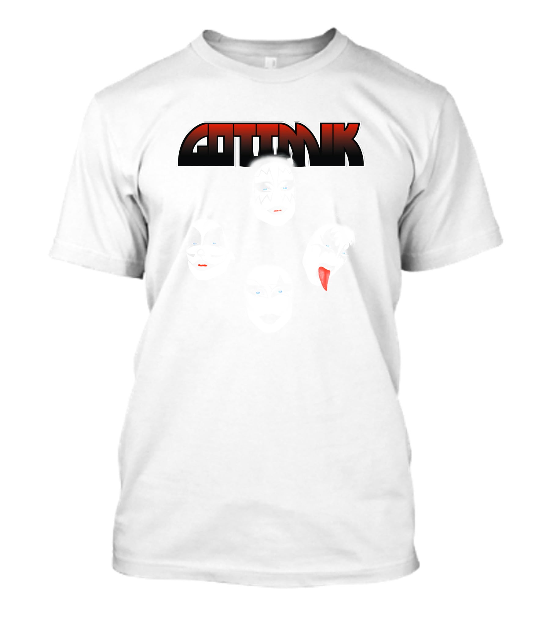 Gottmik Band My Best Judy Merch Kiss Makeup Faces T-Shirt