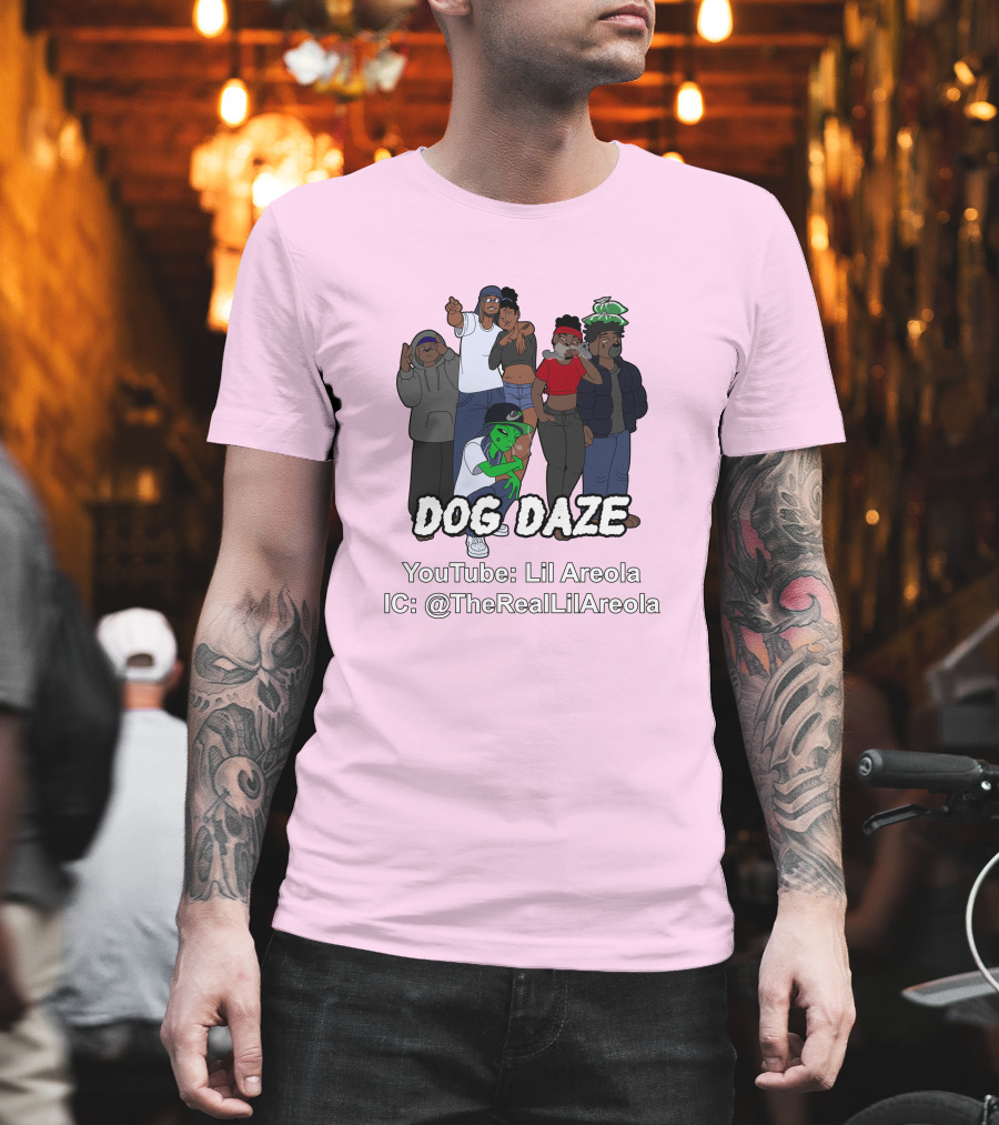 Dog Daze YouTube Lil Areola IC @TheRealLilAreola T-Shirt