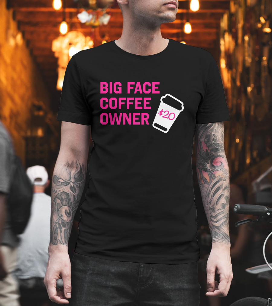 Big Face Coffee Owner $20 Miami Heat UK T-Shirt