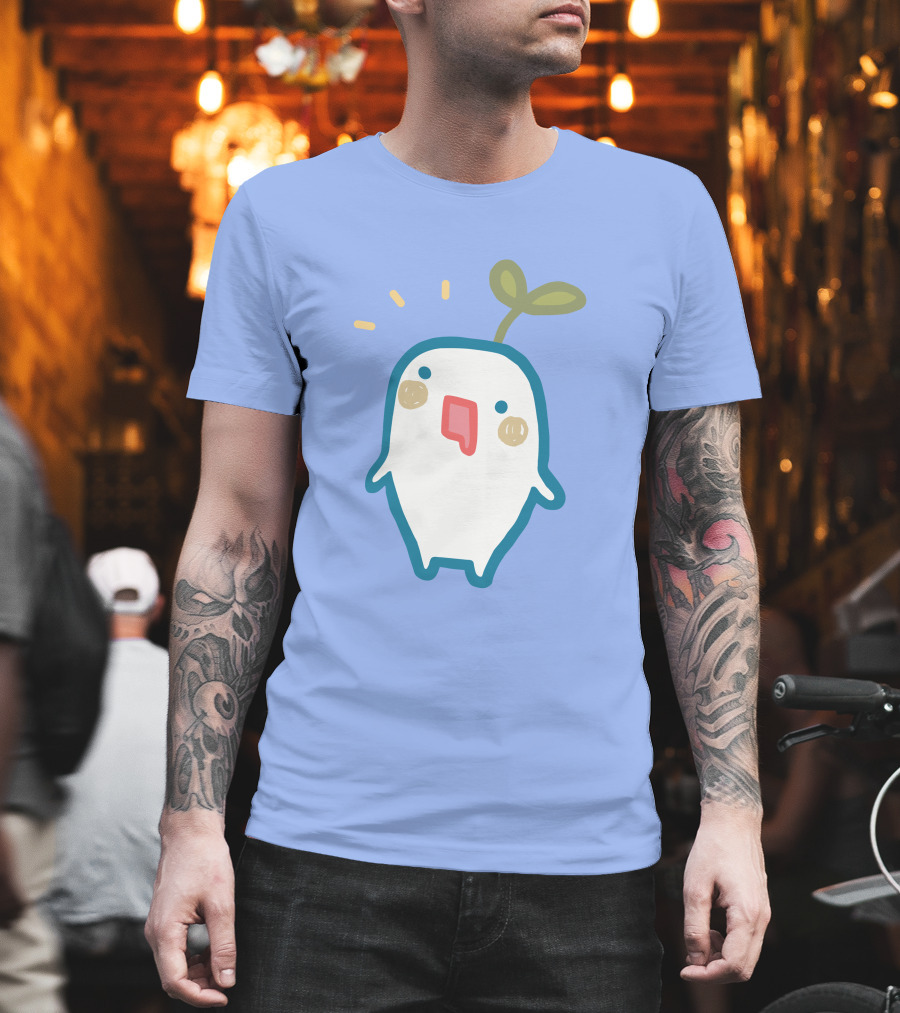 Senpai Market Sprout Superaenbow Kawaii Plant Character T-Shirt