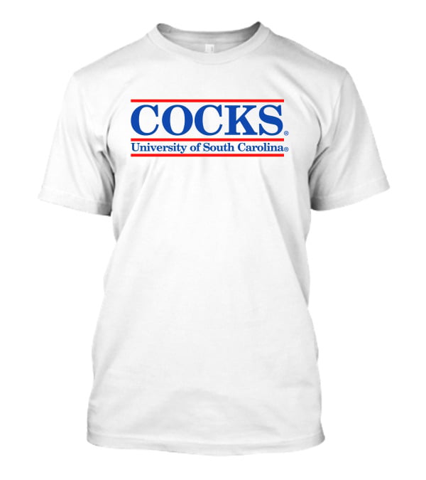 Cocks University Of South Carolina Athletic Team T-Shirt