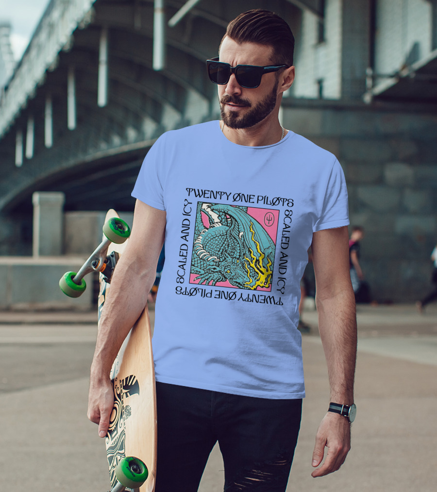 Twenty One Pilots Scaled And Icy Dragon T-Shirt