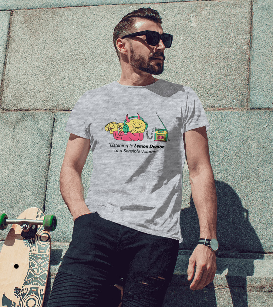 Listening To Lemon Demon At A Sensible Volume T-Shirt