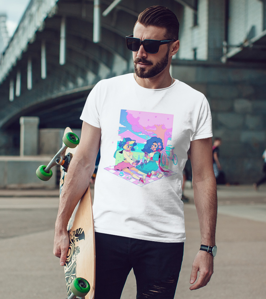 Game Grumps Game Gyaru Sakura Picnic Anime Aesthetic Retro Vibe T-Shirt
