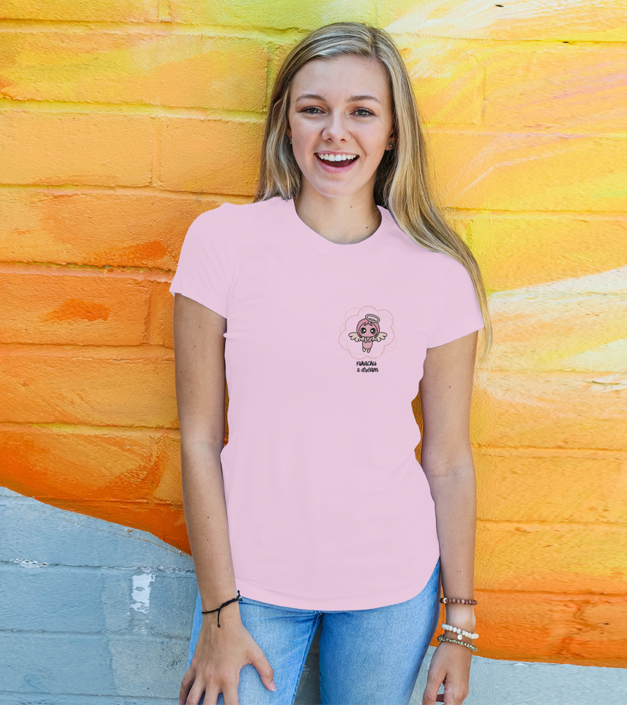 Nihachu X Dream Angel Character Pink T-Shirt