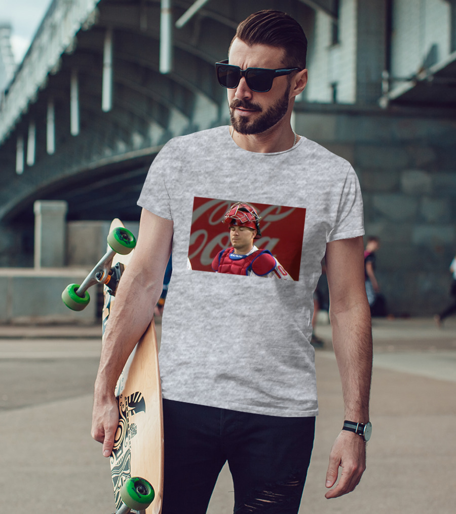 Realmuto On Eye Roll It Was Terrible Timing Coca-Cola Catcher Moment T-Shirt