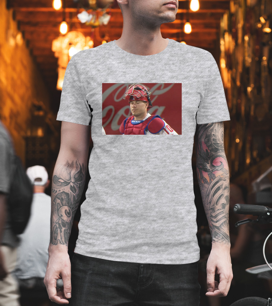 Realmuto On Eye Roll It Was Terrible Timing Coca-Cola Catcher Moment T-Shirt