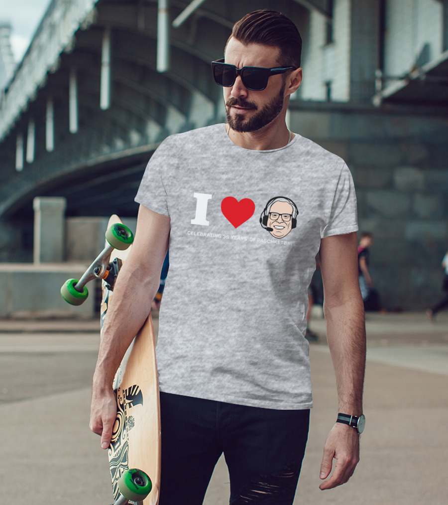I Love Celebrating 35 Years Of Paschketball T-Shirt