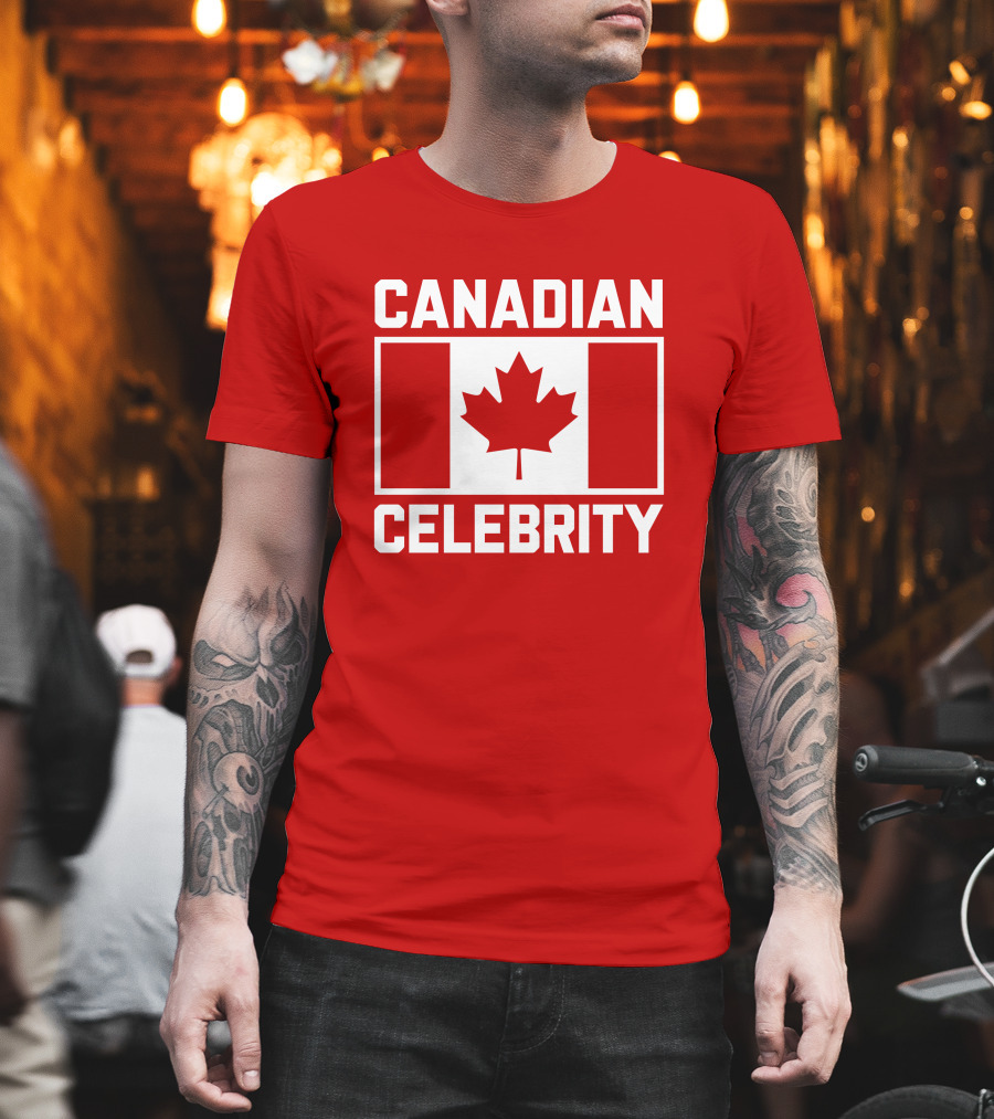 Canadian Celebrity Maple Leaf Flag Holy Elle T-Shirt