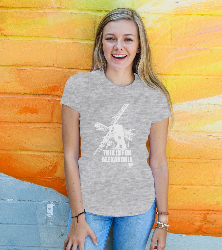 The Walking Dead TWD This Is For Alexandria Windmill T-Shirt