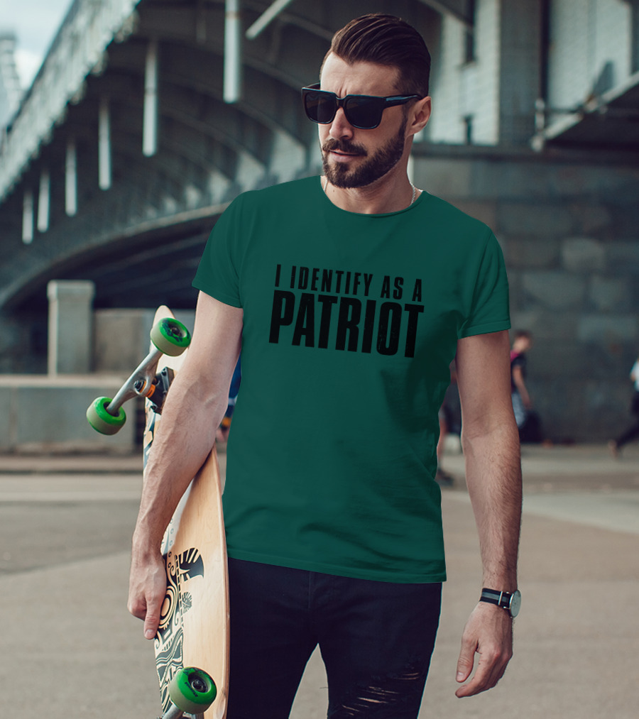 Patriot Crew Merch I Identify As A Patriot T-Shirt
