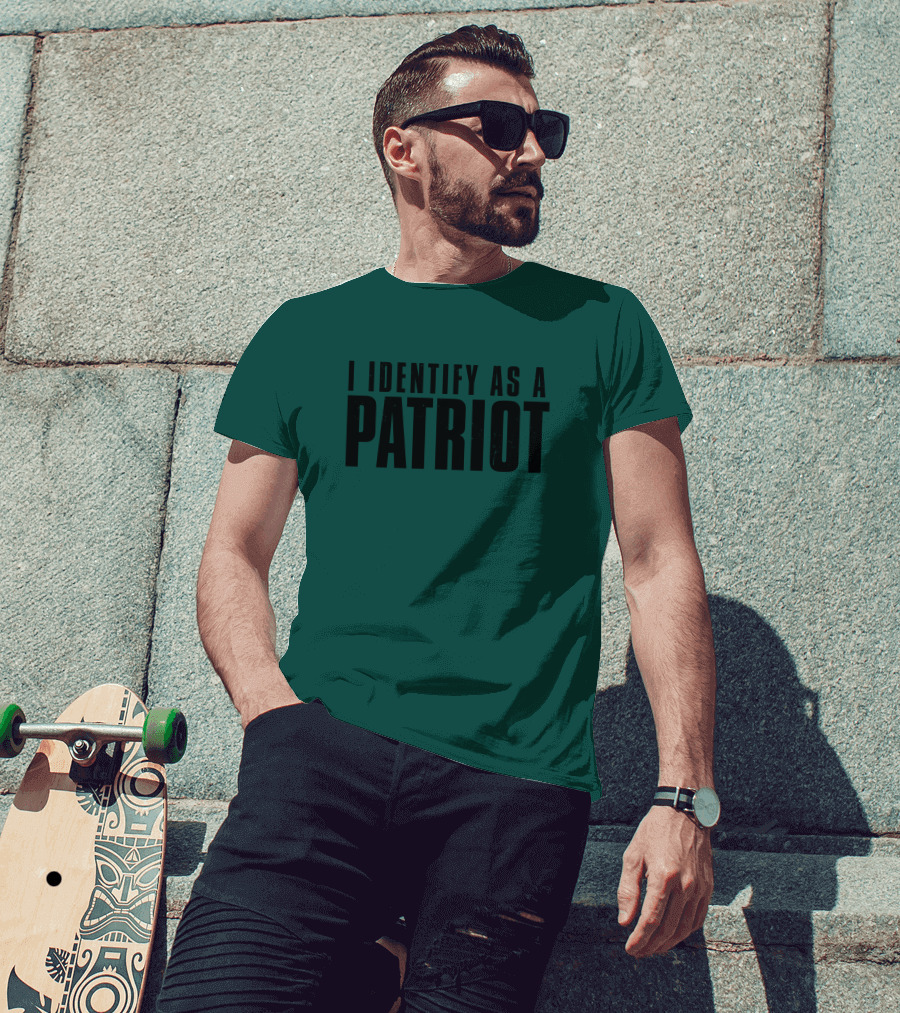 Patriot Crew Merch I Identify As A Patriot T-Shirt