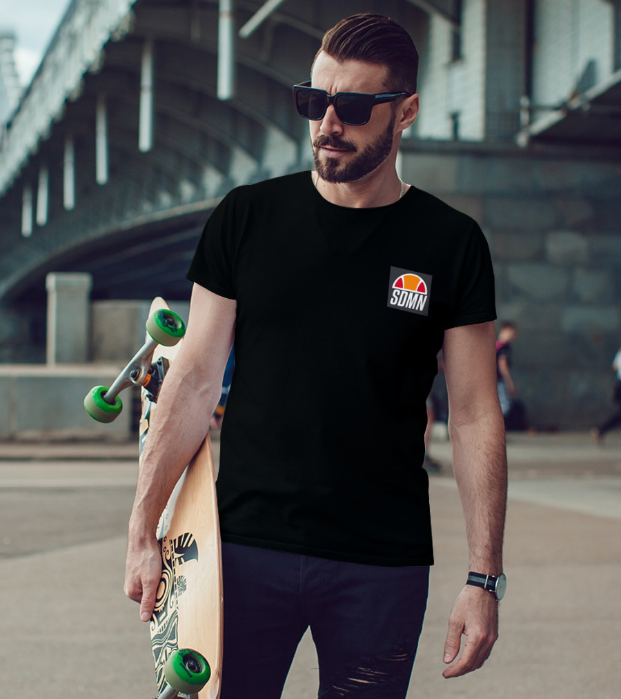 Sidemen SDMN X Ellesse Elegante Oh Logo Black T-Shirt